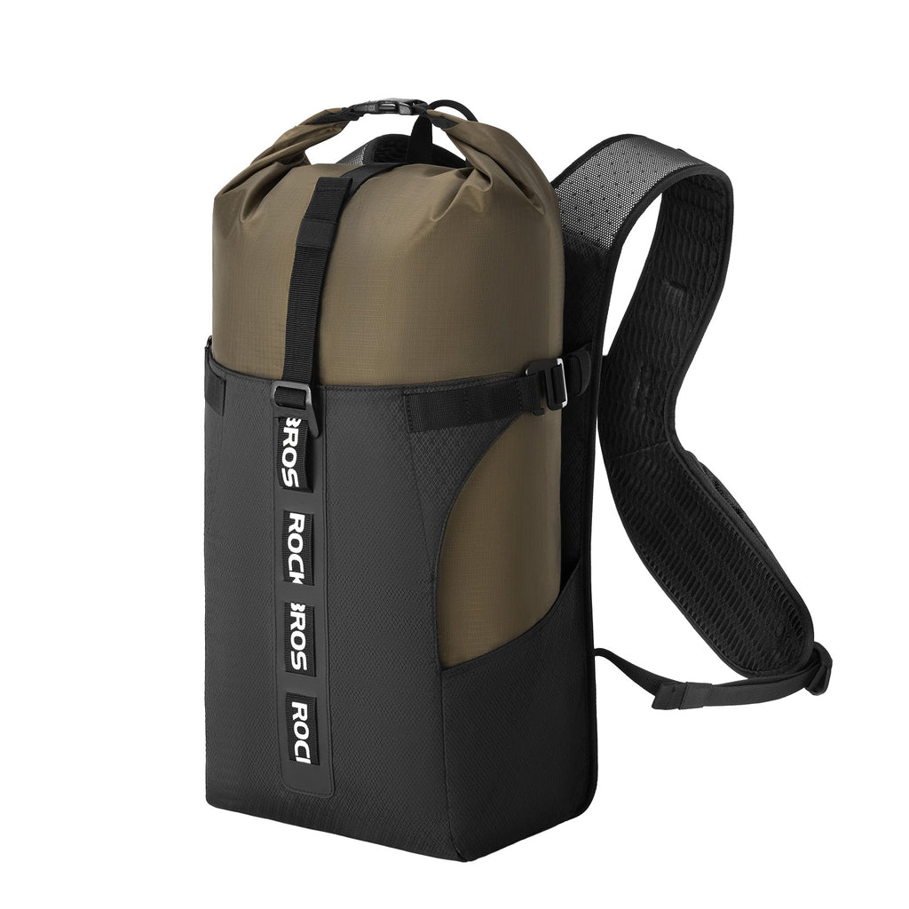 ROCKBROS Wanderrucksack Wasserdicht Split 2 in 1 Rucksack für Fahrrad 24L
